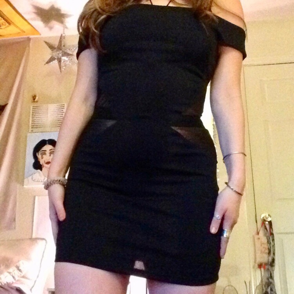 Nasty Gal black mini dress